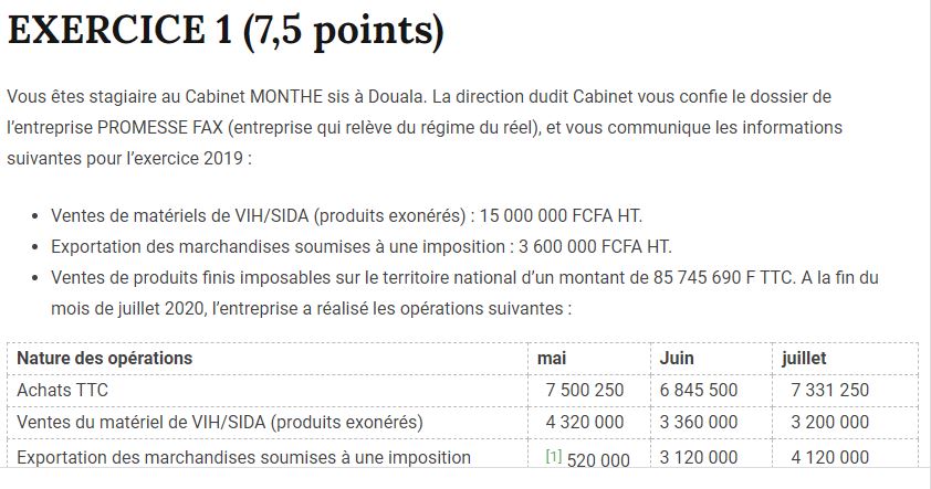 Controle Continu Fiscalite Des Entreprises ESCOCO 4