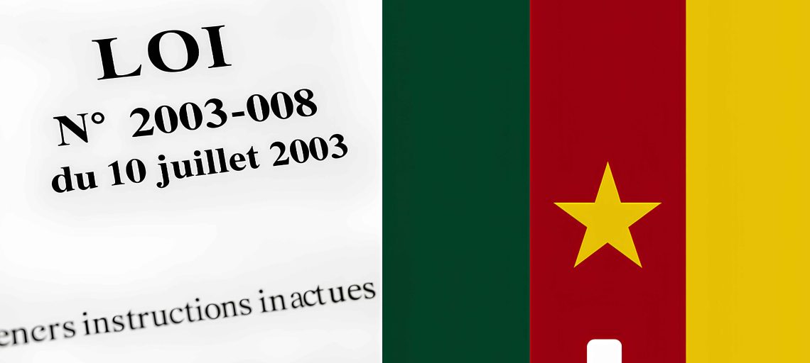 Loi n°2003-008 du 10 juillet 2003 au Cameroun, Portant Répression des infractions contenues dans certains actes uniformes OHADA au Cameroun