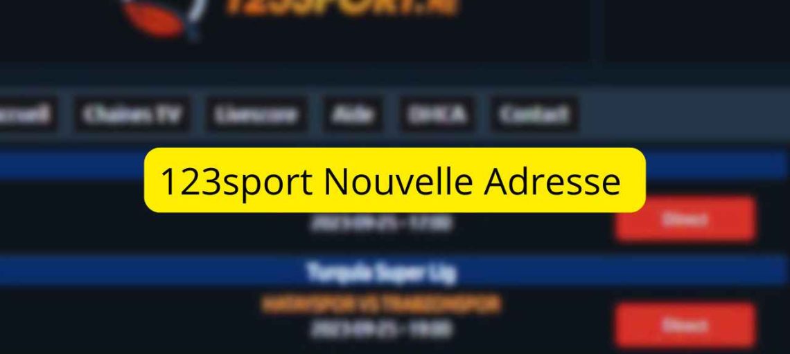 123sport nouvelle adresse