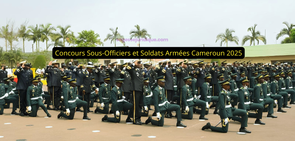 Concours Sous-Officiers et Soldats Armées Cameroun 2025