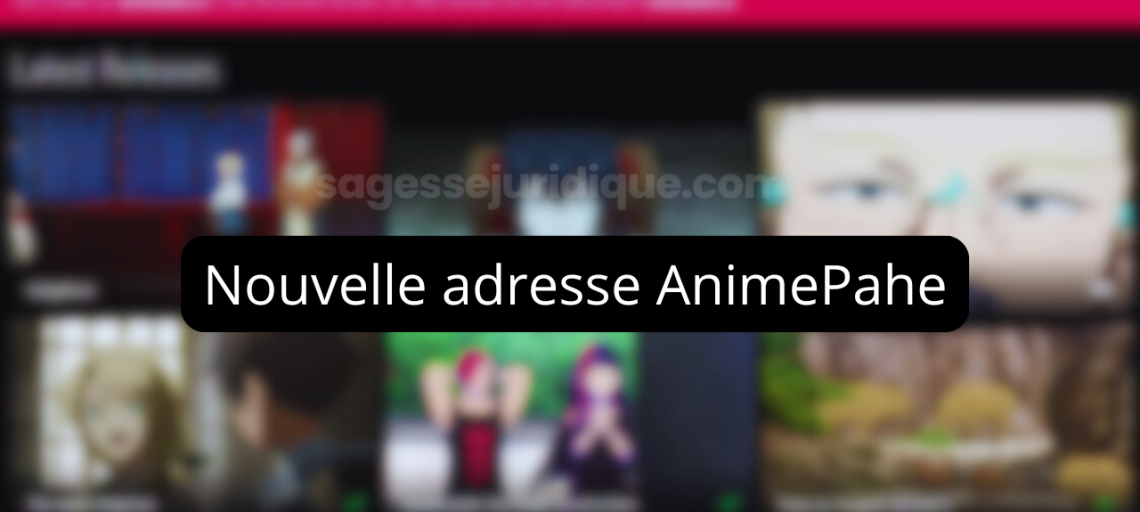 Nouvelle adresse AnimePahe