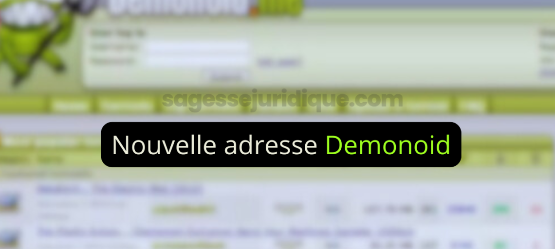 Nouvelle adresse Demonoid