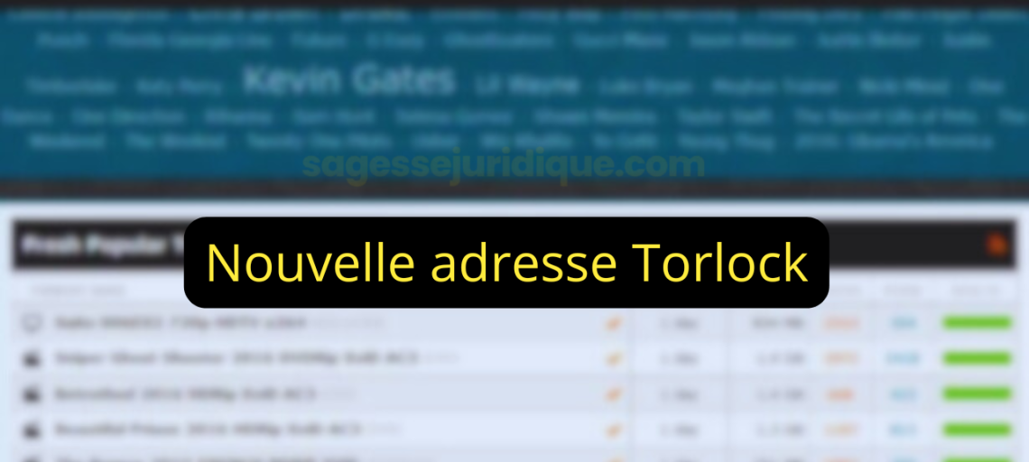 Nouvelle adresse Torlock