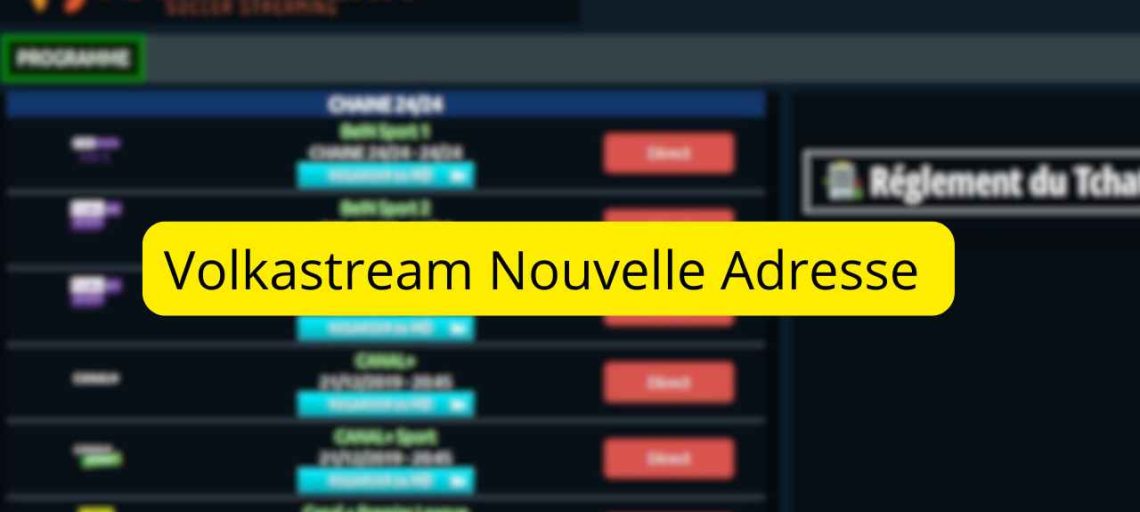 Volkastream Nouvelle Adresse