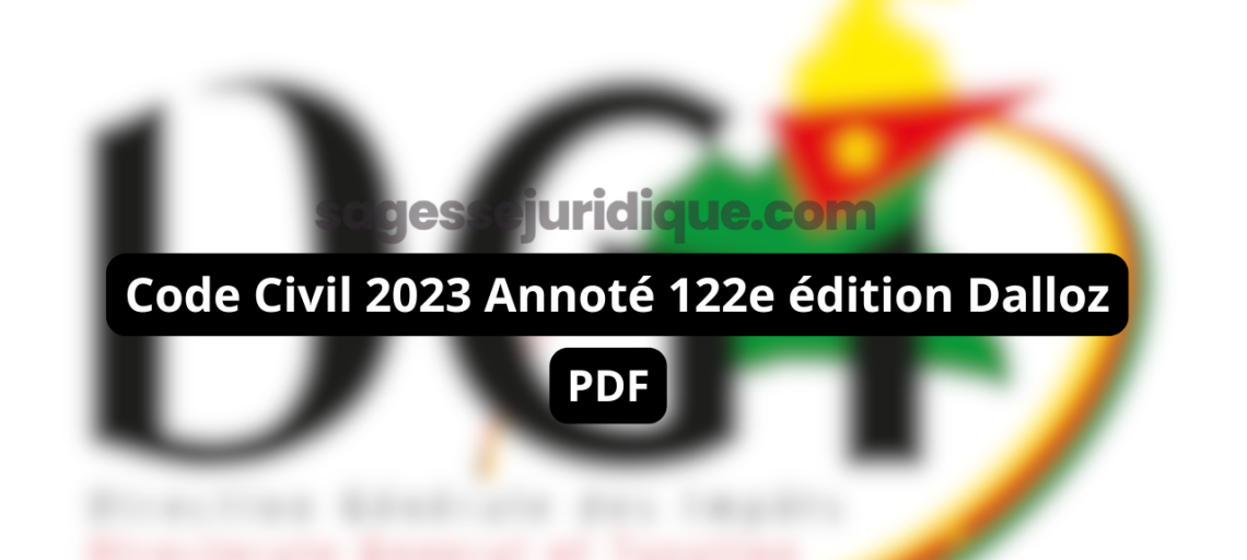Code Général des Impôts